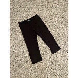 Justice Girls Black Capri Leggings Size 16